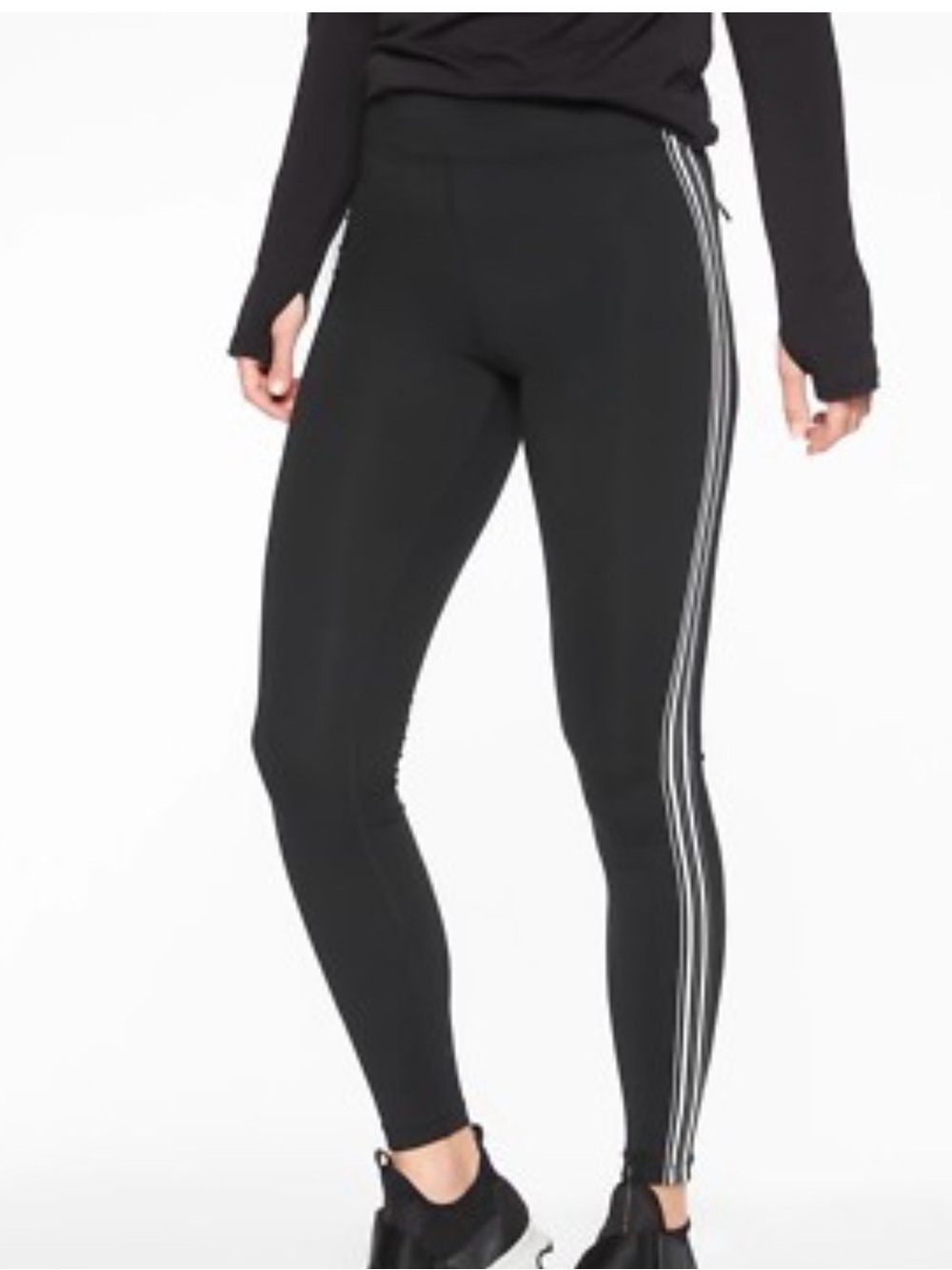 Athleta Track Tux Tight / Side-Stripe Leggings